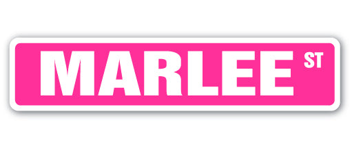 MARLEE Street Sign