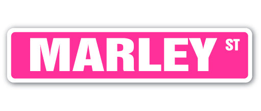 Marley Street Vinyl Decal Sticker