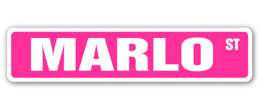 MARLO Street Sign