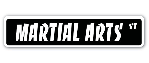 Martial Arts Street Vinyl Decal Sticker
