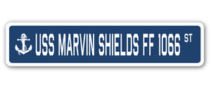 USS Marvin Shields Ff 1066 Street Vinyl Decal Sticker