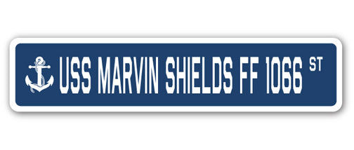 USS Marvin Shields Ff 1066 Street Vinyl Decal Sticker