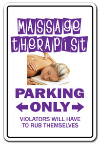 Massage Therapist Vinyl Decal Sticker