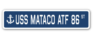 USS Mataco Atf 86 Street Vinyl Decal Sticker