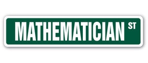 Mathematcian Street Vinyl Decal Sticker