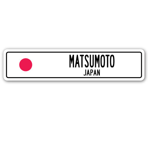 MATSUMOTO, JAPAN Street Sign