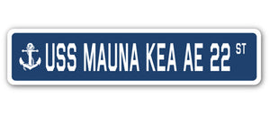 USS Mauna Kea Ae 22 Street Vinyl Decal Sticker