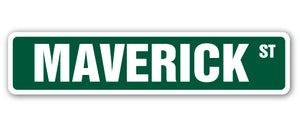 Maverick Street Vinyl Decal Sticker