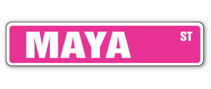 Maya Street Vinyl Decal Sticker