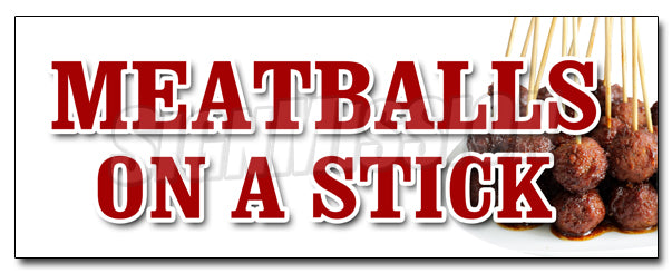 Meatballs On A Stick Decal