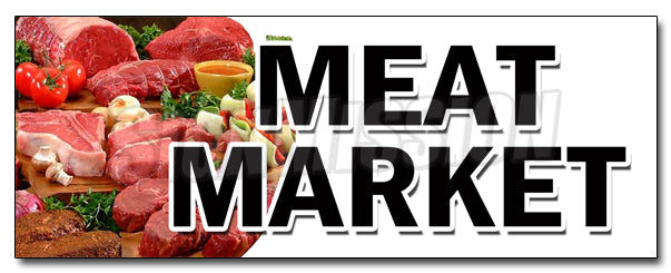 Meat Market Decal