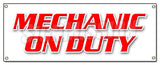 Mechanic On Duty Banner