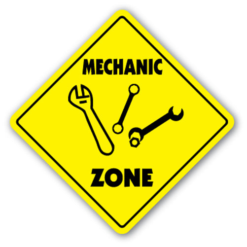 Mechanic Zone Vinyl Decal Sticker