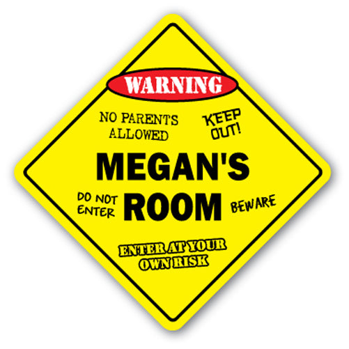 Megan's Room Vinyl Decal Sticker