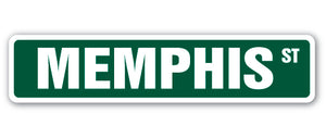 Memphis Street Vinyl Decal Sticker