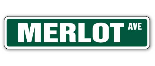 MERLOT Street Sign