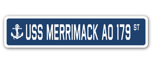 USS Merrimack Ao 179 Street Vinyl Decal Sticker