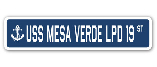 USS Mesa Verde Lpd 19 Street Vinyl Decal Sticker