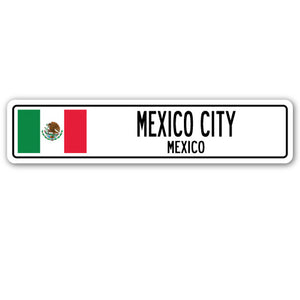 Mexico City, Mexico Street Vinyl Decal Sticker