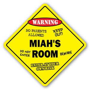 Miah's Room Vinyl Decal Sticker