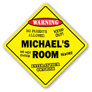 Michael's Room Vinyl Decal Sticker