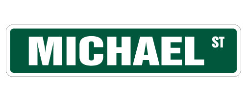 Michael Street Vinyl Decal Sticker