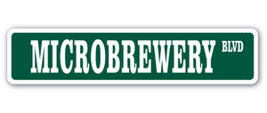 Microbrewery Street Vinyl Decal Sticker