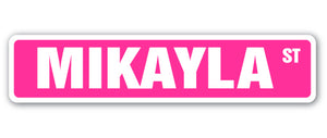 Mikayla Street Vinyl Decal Sticker