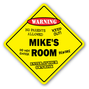 Mike's Room Vinyl Decal Sticker