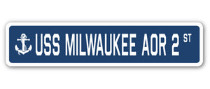 USS Milwaukee Aor 2 Street Vinyl Decal Sticker