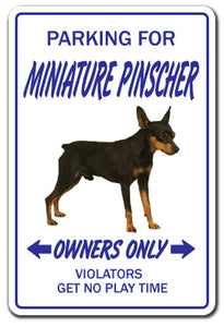 Miniature Pinscher Vinyl Decal Sticker