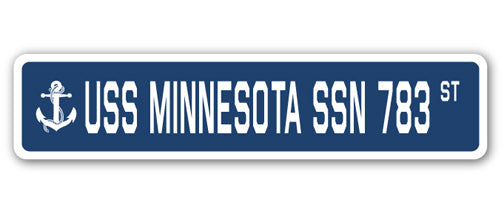 USS Minnesota Ssn 783 Street Vinyl Decal Sticker