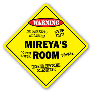 MIREYA'S ROOM SIGN kids bedroom decor door children's name boy girl gift