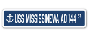 USS Mississinewa Ao 144 Street Vinyl Decal Sticker