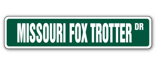 Missouri Fox Trotter Street Vinyl Decal Sticker