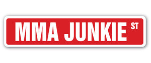 Mma Junkie Street Vinyl Decal Sticker