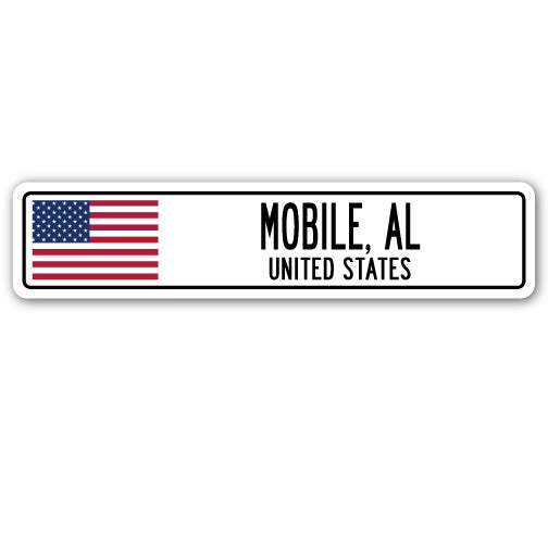 MOBILE, AL, UNITED STATES Street Sign