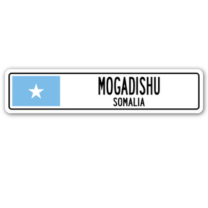 Mogadishu, Somalia Street Vinyl Decal Sticker