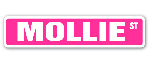 Mollie Street Vinyl Decal Sticker