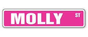 MOLLY Street Sign