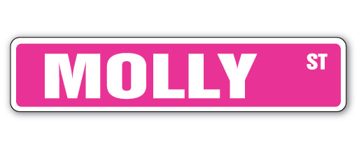 MOLLY Street Sign