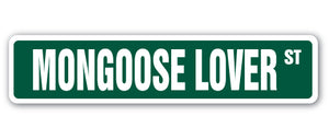 Mongoose Lover Street Vinyl Decal Sticker