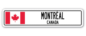 Montreal, Canada Street Vinyl Decal Sticker