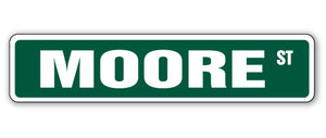 Moore Street Vinyl Decal Sticker