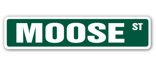 Moose Street Vinyl Decal Sticker