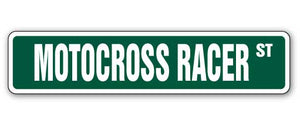 Motocross Racer Street Vinyl Decal Sticker