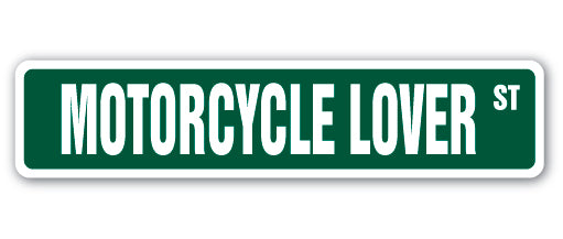 Motorcycle Lover Street Vinyl Decal Sticker