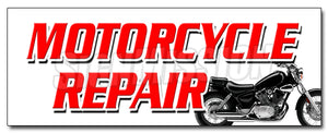 Motorcycle Repair Decal