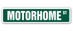 Motorhome Street Vinyl Decal Sticker