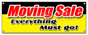 Moving Sale Store Banner